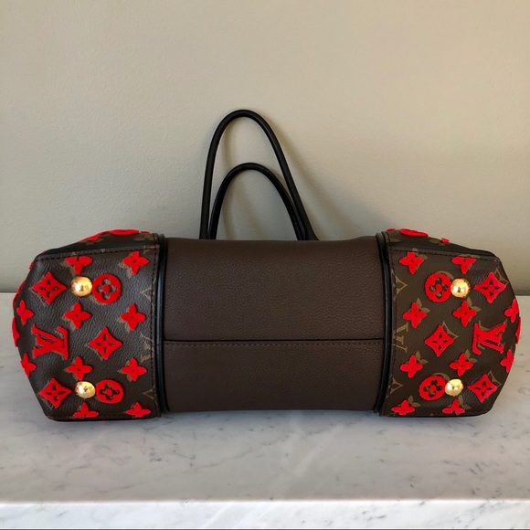 Louis Vuitton Monogram Velours W GM Tote - Picture 6 of 8